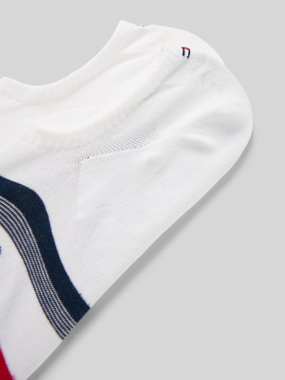 Tommy Hilfiger Füßlinge mit elastischem Rippenbündchen im 2er-Pack Weiss 2