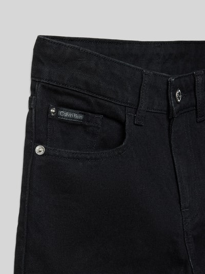 Calvin Klein Jeans Straight Leg Jeans im 5-Pocket-Design Black 2