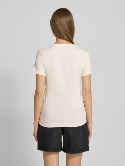 Guess T-Shirt mit Rundhalsausschnitt Ecru 5