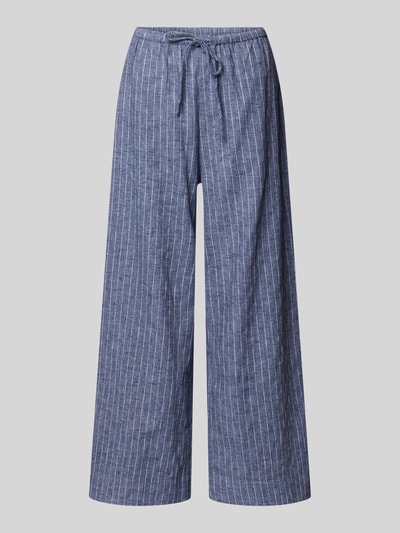 Neo Noir Wide Leg Hose mit Tunnelzug Modell 'HEIFA' Blau 1