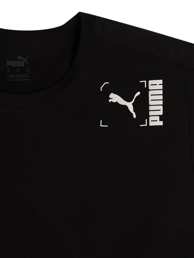 PUMA PERFORMANCE T-Shirt mit gummiertem Logo-Print  Black 2