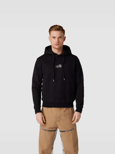 Dsquared2 Hoodie mit Label-Print Black 4