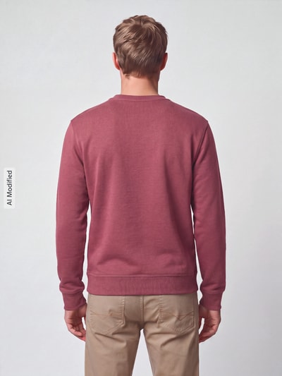 BOSS Orange Regular Fit Sweatshirt aus reiner Baumwolle Modell 'Westart' Altrosa 5