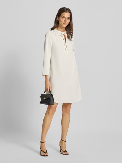 JOOP! Knielanges Kleid mit Schlüsselloch-Ausschnitt Modell 'Darcy' Offwhite 1