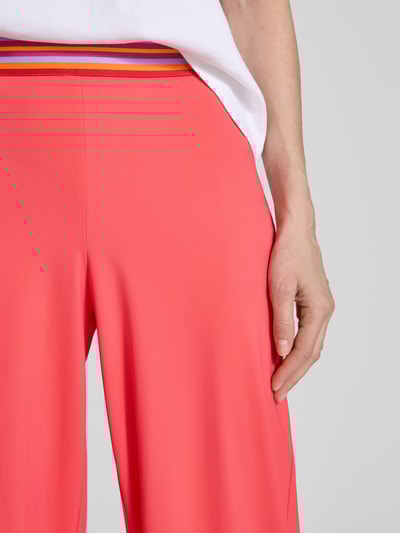 Raffaello Rossi Regular fit culotte met vaste persplooien, model 'SALLY' Koraal - 3