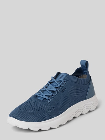 Geox Sneakers met vetersluiting, model 'SPHERICA' Oceaanblauw - 1