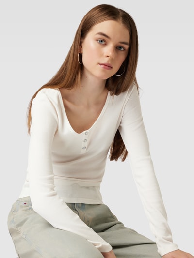 Levi's® Shirt met lange mouwen in riblook Offwhite - 3