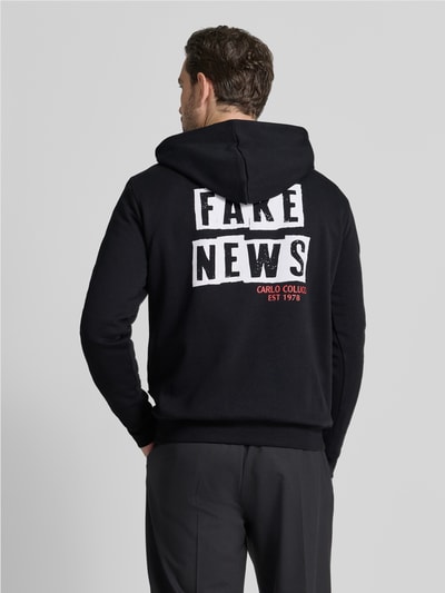 CARLO COLUCCI Hoodie mit Kapuze Black 5