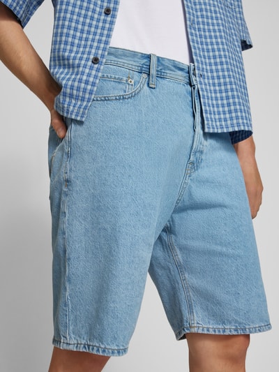 Jack & Jones Baggy fit korte jeans in 5-pocketmodel, model 'ALEX' Lichtblauw - 3
