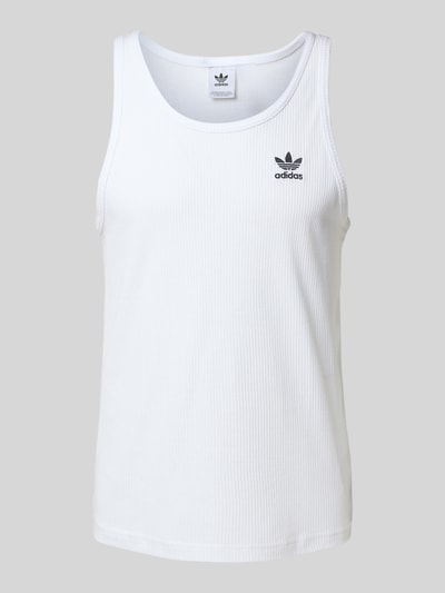 adidas Originals Tanktop mit Label-Stitching Weiss 2