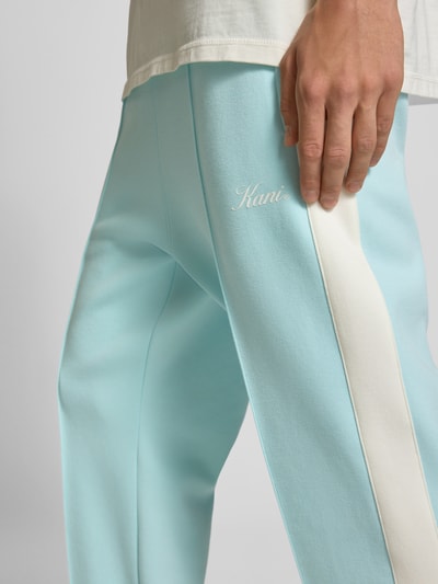 KARL KANI Flared Sweatpants mit elastischem Bund Ocean 3