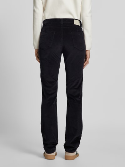 Brax Stoffen broek met 5-pocketmodel, model 'Mary' Zwart - 5