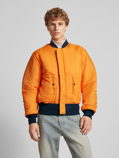 Alpha Industries Bomberjack met opstaande kraag Donkerblauw - 6