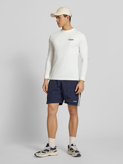 PROHIBITED Longsleeve mit Label-Stitching Modell 'Cyclists Longsleeve' Offwhite 1