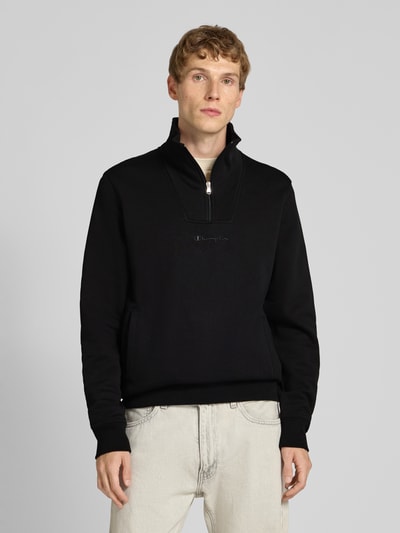 CHAMPION Schipperstrui met logostitching en steekzakken Zwart - 4