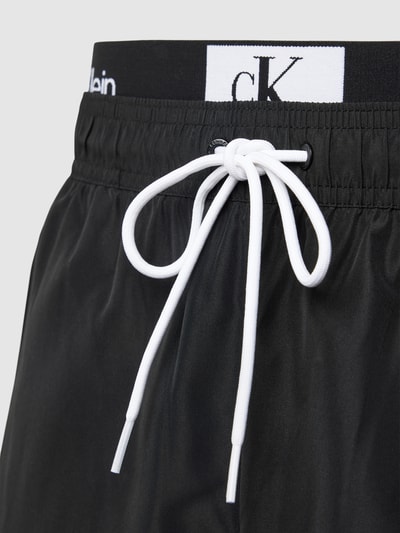 Calvin Klein Underwear Badehose mit Label- und Logo-Details Black 2
