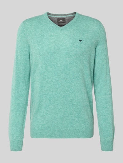 Fynch-Hatton Regular Fit Pullover mit Kaschmir-Anteil Modell 'Merino' Schilf 2
