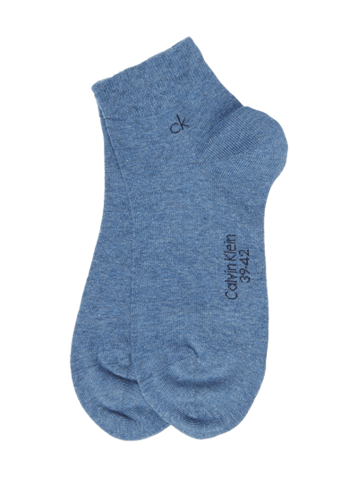 CK Calvin Klein Quarter Socken im 2er-Pack Jeansblau 1