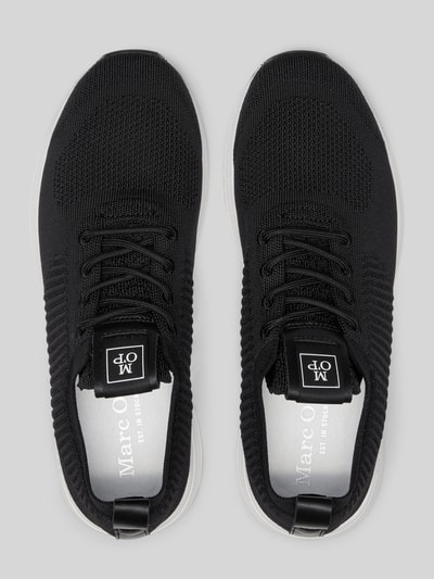 Marc O'Polo Low-top-sneakers met gestructureerd stretch-bovenwerk Zwart - 3