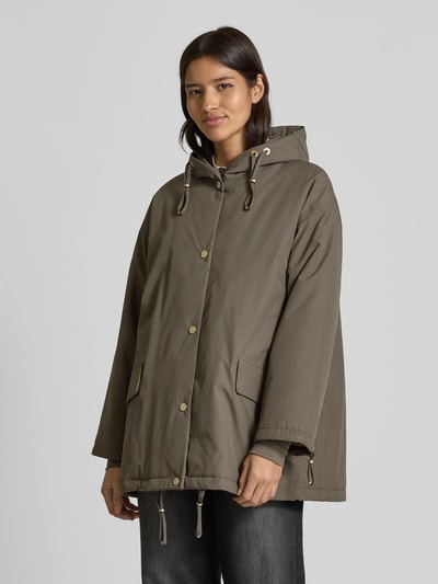 G-LAB Jacke mit Pattentaschen Modell 'EASE' Taupe 4