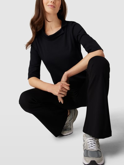 Marc Cain T-shirt met stretch Zwart - 3