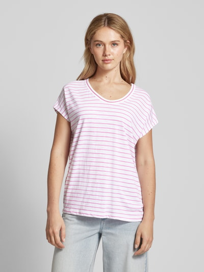 s.Oliver RED LABEL T-Shirt mit Rundhalsausschnitt Rose 4