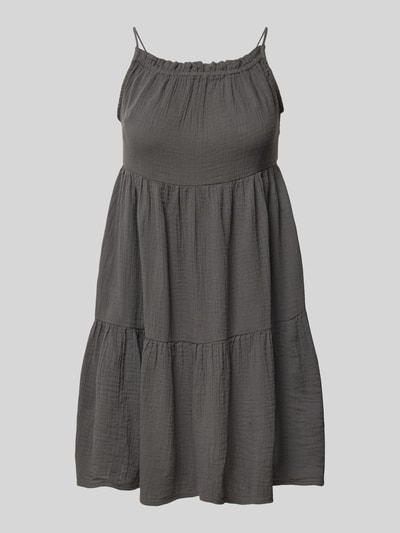 Only Sukienka mini z fakturowanym wzorem model ‘THYRA LIFE’ Antracytowy 2