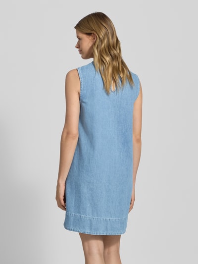 Pieces Loose fit jeansjurk van puur katoen, model 'FLORA' Lichtblauw - 5