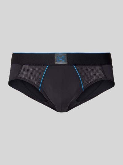 HOM Slip met labelpatch Zwart - 1