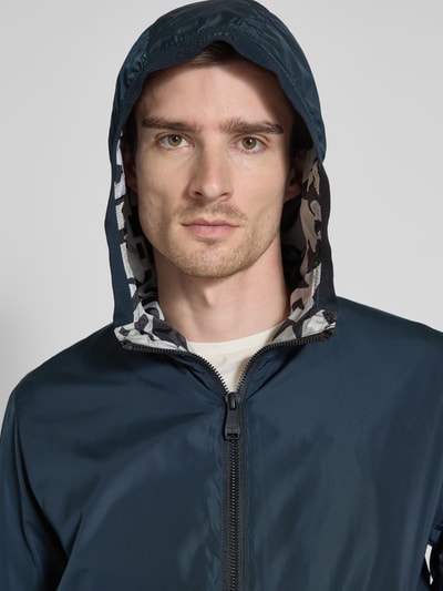 khujo Jacke mit Reißverschlusstaschen Modell 'Ferd' Marine 3