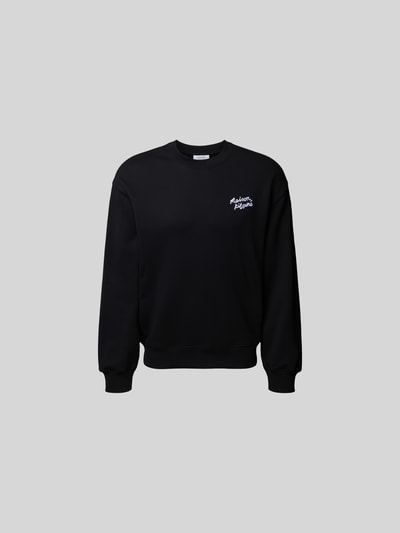 MAISON KITSUNÉ Sweatshirt aus reiner Baumwolle Black 2