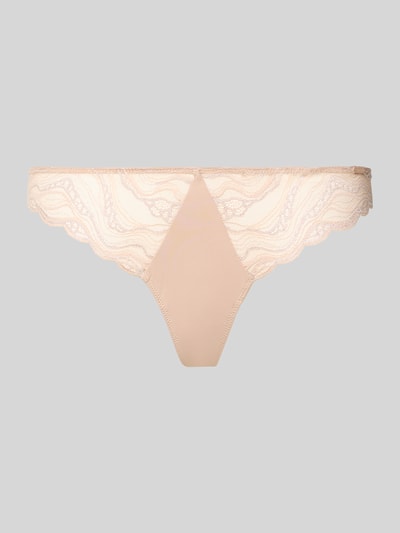 Calvin Klein Underwear String aus Spitze Beige 1