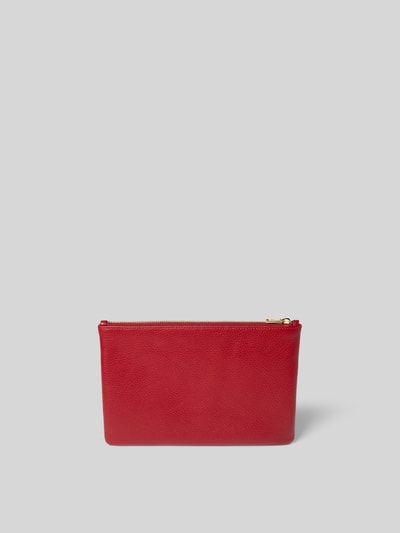 Anine Bing Clutch mit Label-Prägung Rot 4