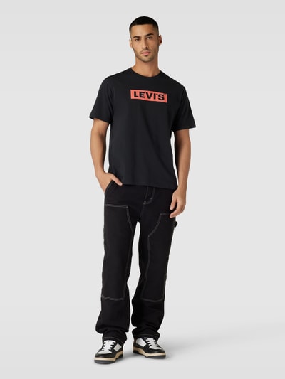 Levi's® T-shirt z nadrukiem z logo Czarny 1