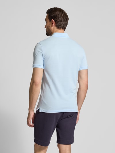 Lacoste Slim Fit Poloshirt aus reiner Baumwolle Hellblau 5