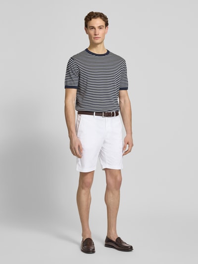 Tommy Hilfiger Regular Fit Bermudas aus Baumwoll-Mix Weiss 1