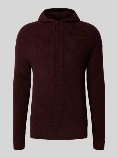 Antony Morato Strickpullover mit Kapuze Bordeaux 2
