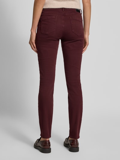 Brax Jeansy o kroju skinny fit z 5 kieszeniami model ‘SHAKIRA’ Bordowy 5