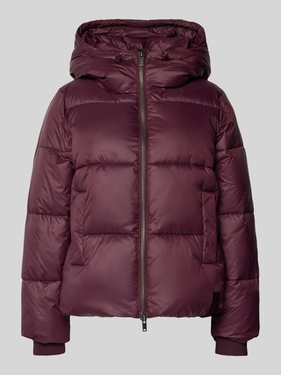 Milano Italy Steppjacke mit Kapuze Bordeaux 2