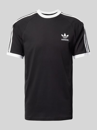 adidas Originals T-Shirt mit Label-Stitching Black 1