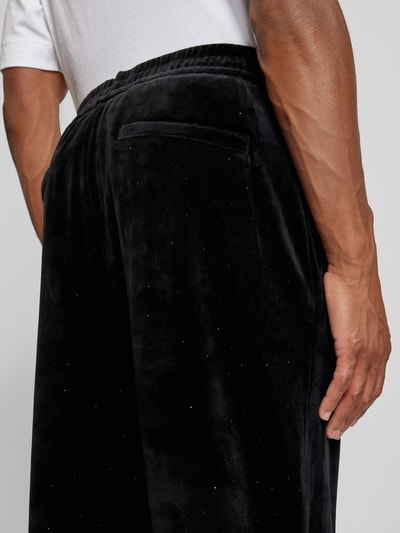 Emporio Armani Sweatpants met effectgaren, model 'JOUZ' Zwart - 3