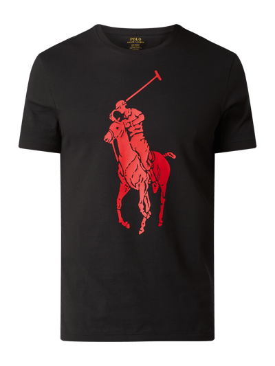 Polo Ralph Lauren Custom Slim Fit T-Shirt aus Baumwolle  Black 2