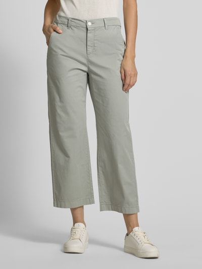 MAC Capribroek met paspelzakken aan de achterkant Rietgroen - 4