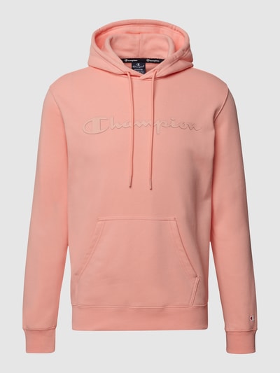 CHAMPION Hoodie mit Label-Print Rosa 2