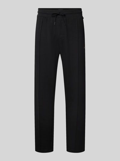 BOSS Regular Fit Sweatpants aus Baumwoll-Mix Modell 'Sense Pants' Black 1