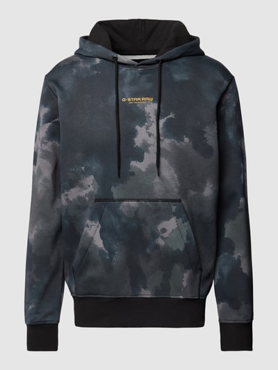 G-Star Raw Hoodie mit Allover-Print Black 2