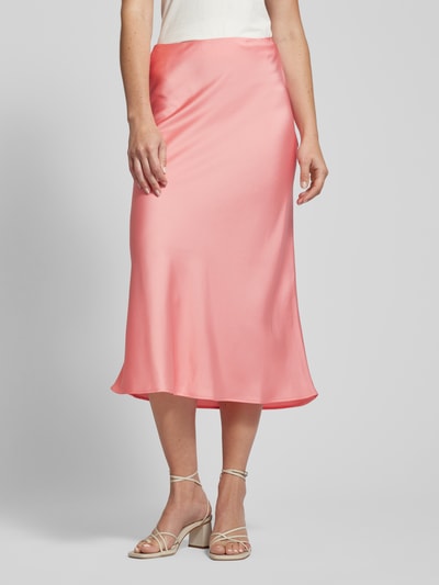 BOSS Orange Midirok met naadritssluiting opzij, model 'Visos' Roze - 4