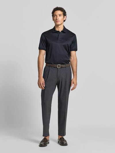Emporio Armani Slim Fit Poloshirt mit Logo-Stitching Marine 1