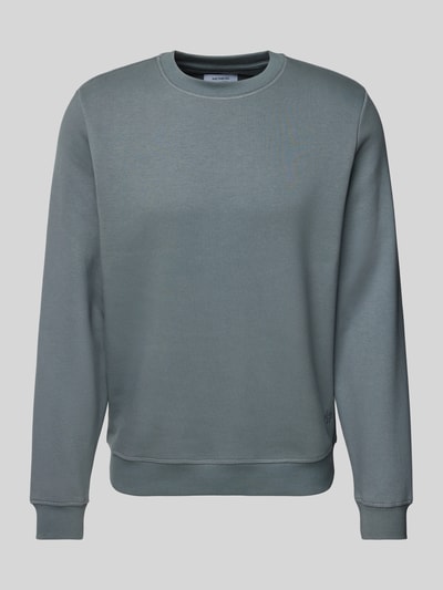 MCNEAL Sweatshirt mit Label-Stitching Rauchblau 1