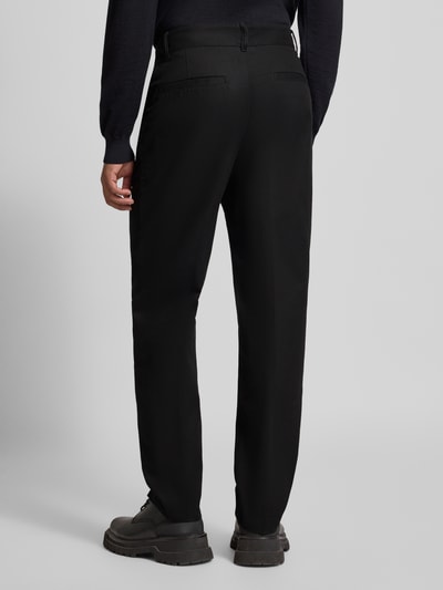 HUGO Slim fit chino van puur katoen, model 'GENAR' Zwart - 5